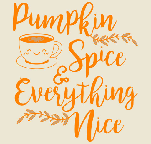 Pumpkin Spice Season shirt design - zoomed