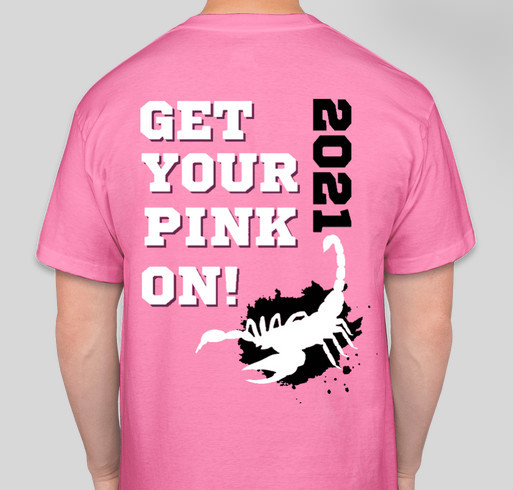 Pink Out Breast Cancer Awareness T-Shirt Fundraiser - unisex shirt design - back