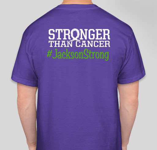 Fight2Win #JacksonStrong Fundraiser - unisex shirt design - back