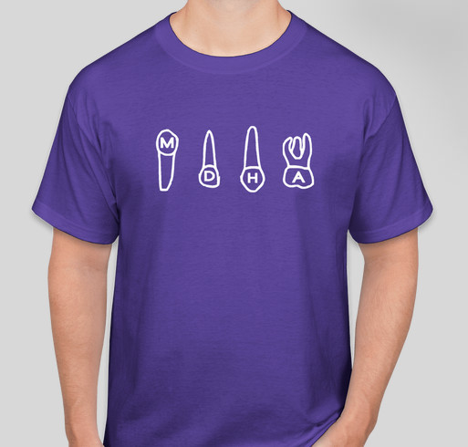 MDHA Teeth T-shirt Fundraiser - unisex shirt design - front