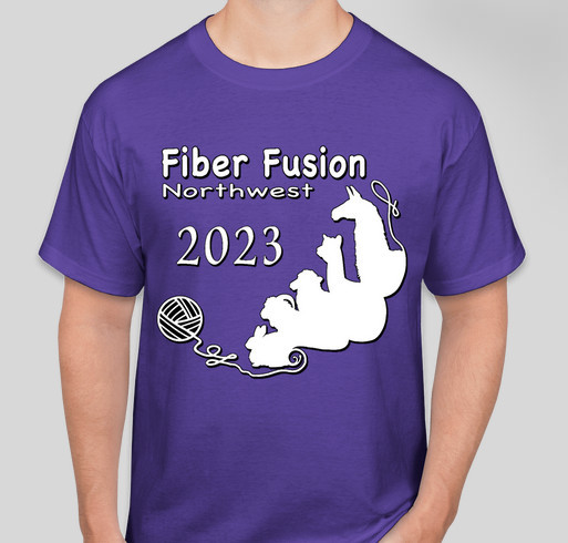 Fiber Fusion Northwest 2023 Fundraiser Fundraiser - unisex shirt design - front