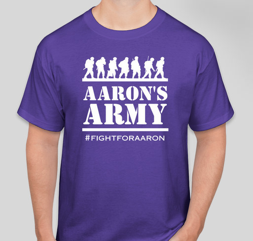 #FightForAaron Fundraiser - unisex shirt design - front