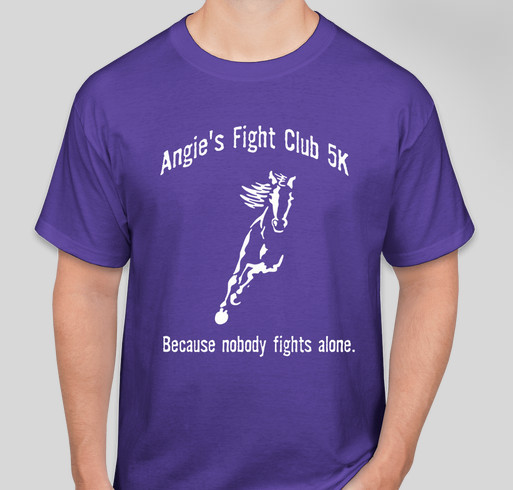 Team Angie Fundraiser - unisex shirt design - front