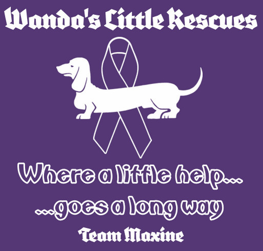 Wanda's Little Rescues - General Fund shirt design - zoomed