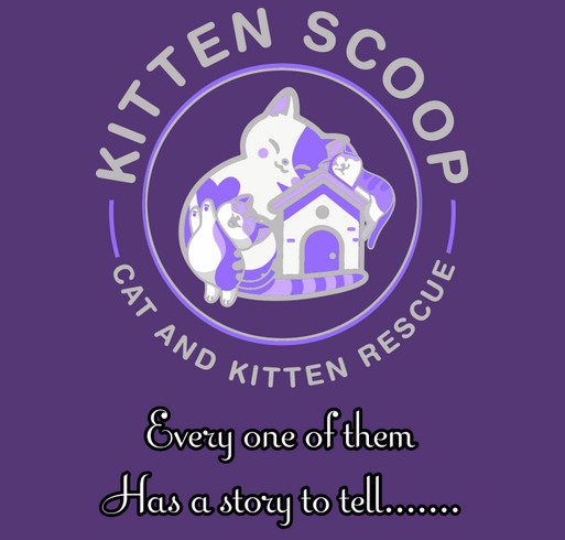 Kitten Scoop T Shirt Fundraiser shirt design - zoomed