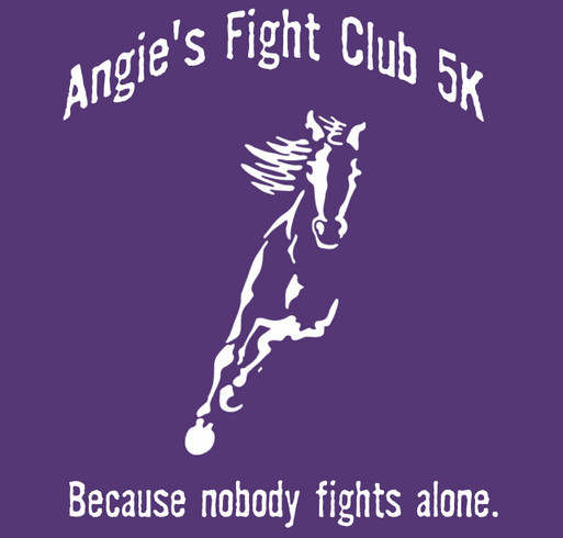 Team Angie shirt design - zoomed