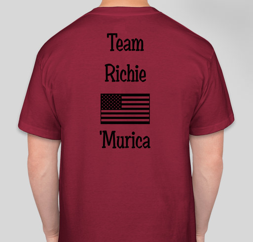 TEAM RICHIE Fundraiser - unisex shirt design - back