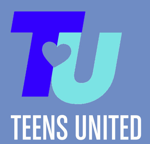 Teens United: Empowering Teens and Aiding Communities shirt design - zoomed