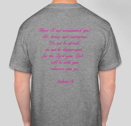Breast Cancer Tee Fundraiser Fundraiser - unisex shirt design - back