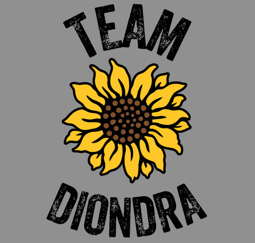 Team Diondra shirt design - zoomed