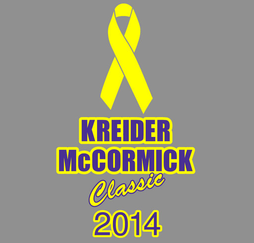 Kreider McCormick Classic/Fundraiser for AFSP shirt design - zoomed