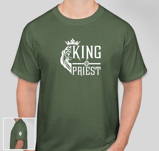 HCC The King's Men half Lion Fundraiser - unisex shirt design - front