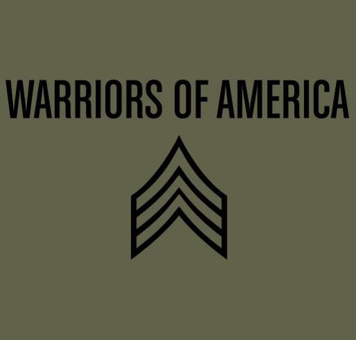 Warriors of America Magazine shirt design - zoomed