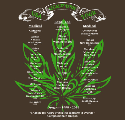 2020 Legalization Tour shirts are here shirt design - zoomed