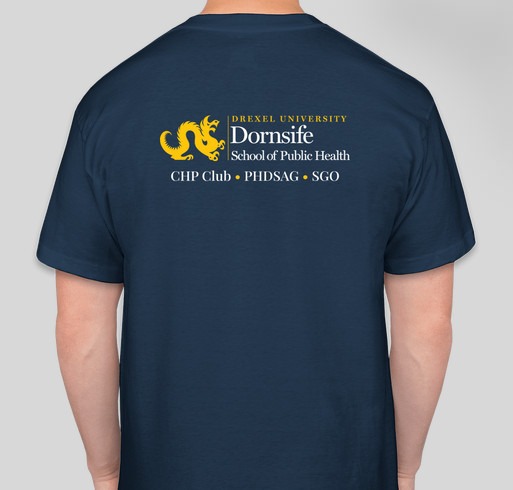 Drexel University National Public Health Week Fundraiser Fundraiser - unisex shirt design - back