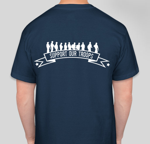 Avalon Middle School Veterans Day Fundraiser - unisex shirt design - back