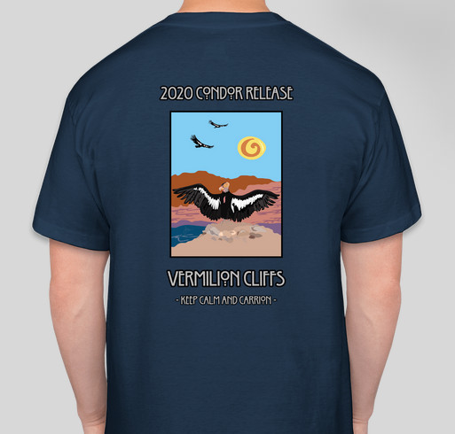 The Peregrine Fund's 25th Annual California Condor Release Fundraiser - unisex shirt design - back
