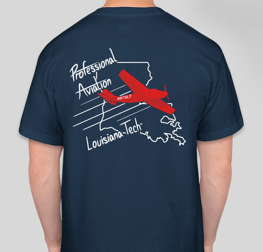 Louisiana Tech Precision Flight Team Fundraiser - unisex shirt design - back