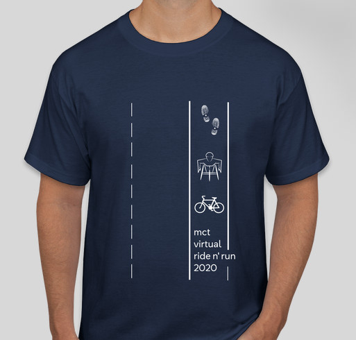 MCT Virtual Ride n' Run 2020 Fundraiser - unisex shirt design - front