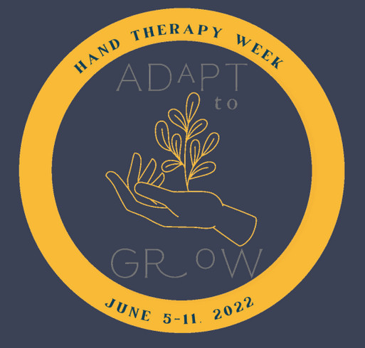 Texas Society for Hand Therapy 2022 Hand Therapy Week shirt design - zoomed
