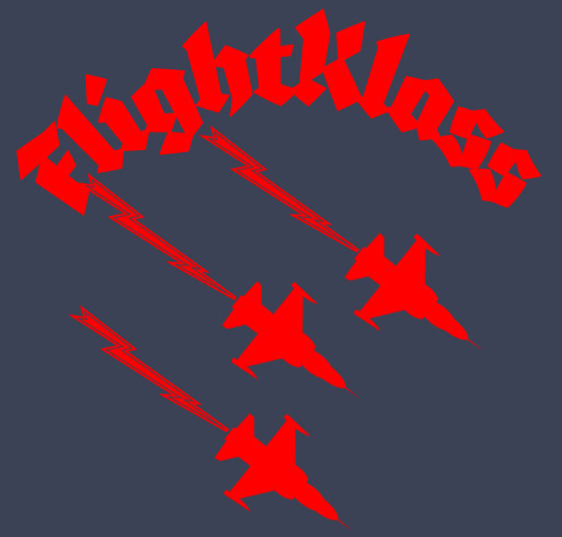 FlightKlass Clothing Line shirt design - zoomed