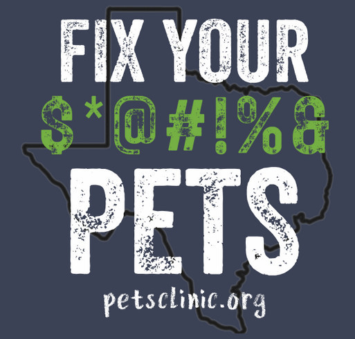 Fix Your $*@#!%& Pets shirt design - zoomed