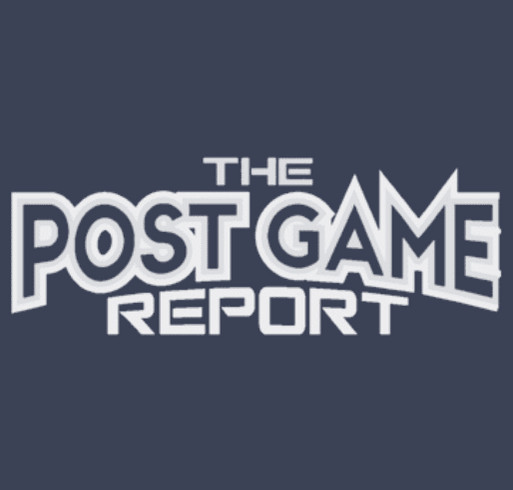 The Post Game Report shirt design - zoomed