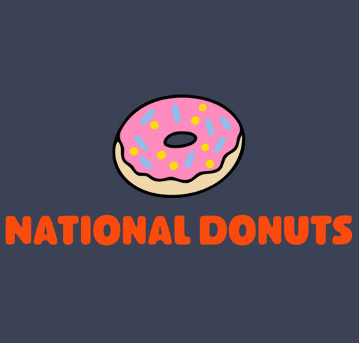 National Donuts Chain shirt design - zoomed