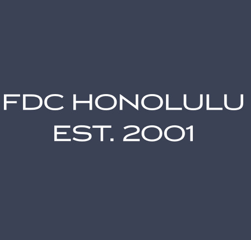 FDC Honolulu's 20th Year Anniversary shirt design - zoomed