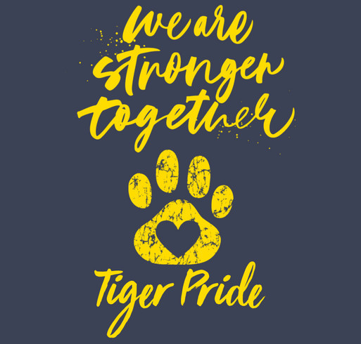 Tiger Strong shirt design - zoomed