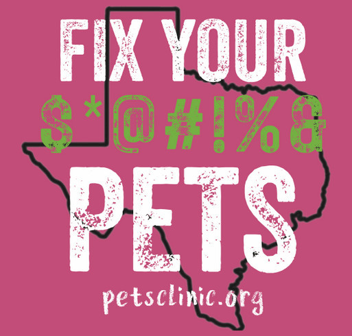Fix Your $*@#!%& Pets shirt design - zoomed