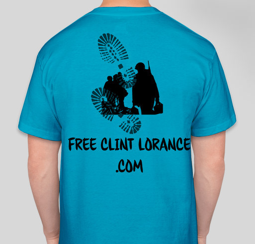 Free Clint Lorance Fundraiser - unisex shirt design - back