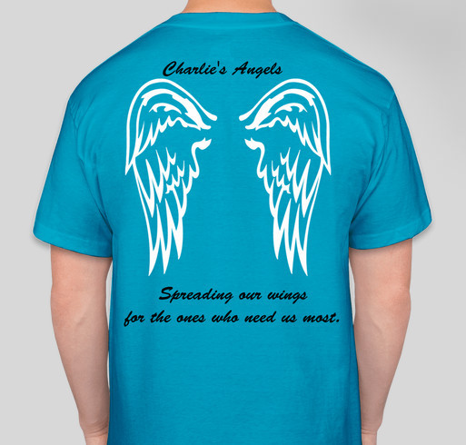 Charlie's Angels-Funding ALS Research Fundraiser - unisex shirt design - back