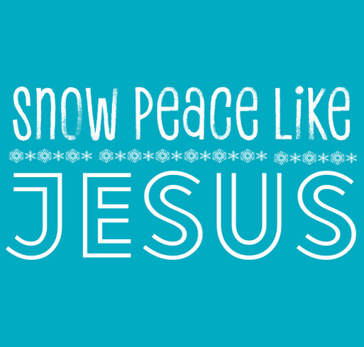 Jesus is our Peace shirt design - zoomed