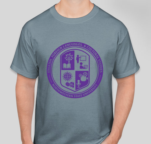 NSU - English, Foreign Language, and Cultural Studies Fundraiser - unisex shirt design - front