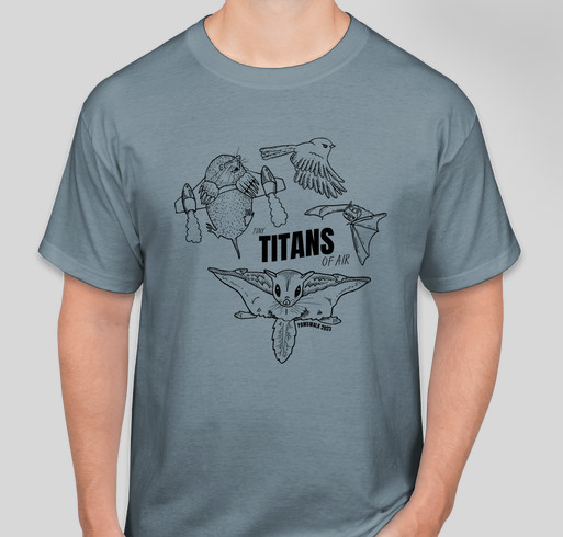 PAWS Wildlife - Tiny Titans of Air Fundraiser - unisex shirt design - small