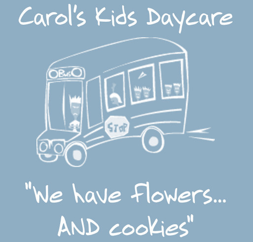 Carols Kids Daycare shirt design - zoomed