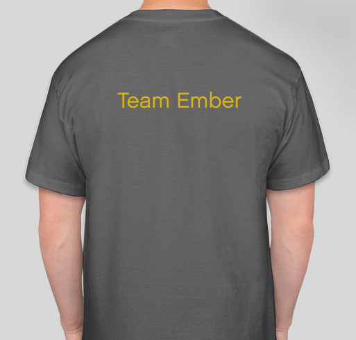 Ember's Leukemia Battle Fundraiser - unisex shirt design - back