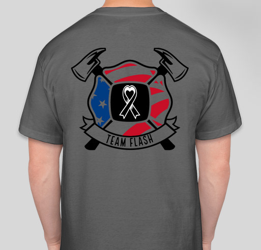 Team Flash vs. Cancer Fundraiser - unisex shirt design - back