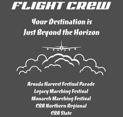 Horizon Airlines "Flight Crew" Apparel shirt design - zoomed