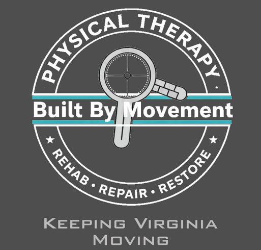 APTA Virginia T-shirt fundraiser shirt design - zoomed