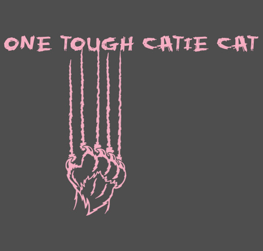 Catie Cat shirt design - zoomed