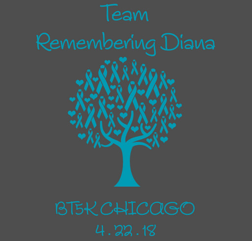 Team Remembering Diana shirt design - zoomed