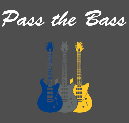 Pass the Bass shirt design - zoomed