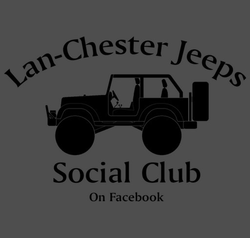 Lan-Chester Jeeps Social Club's Breast Cancer Awareness Campaign shirt design - zoomed