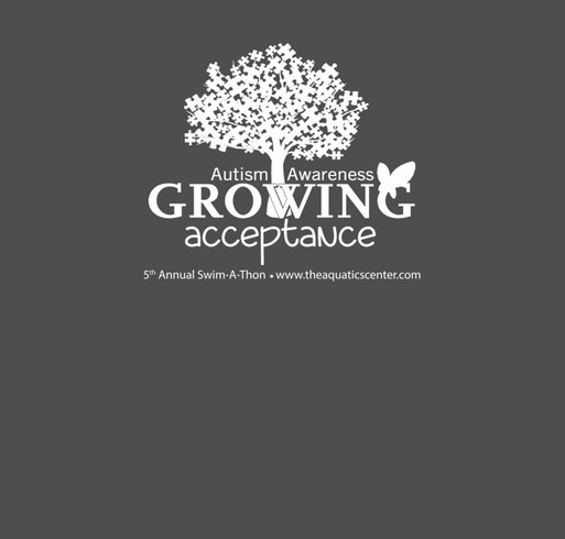 2017 Autism New Jersey Growing Acceptance shirt design - zoomed