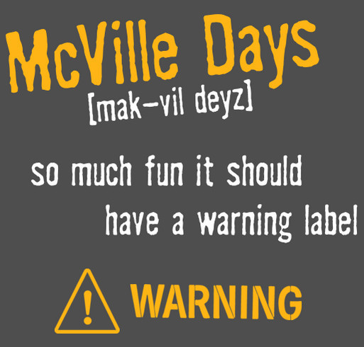 McVille Days 2015 shirt design - zoomed