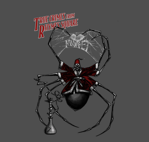 True Crimes from Rhymes Square shirt design - zoomed