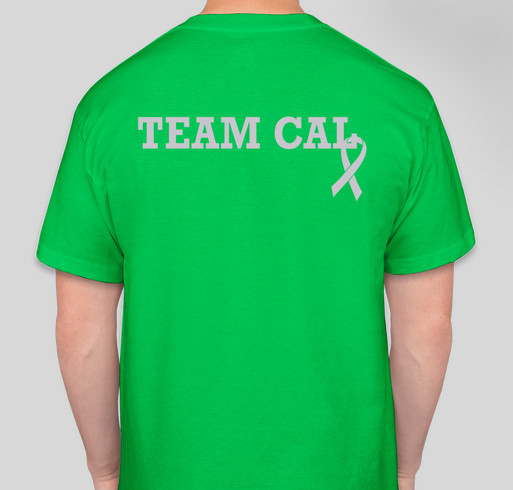 Team Cal's Superhero T-Shirts! Fundraiser - unisex shirt design - back