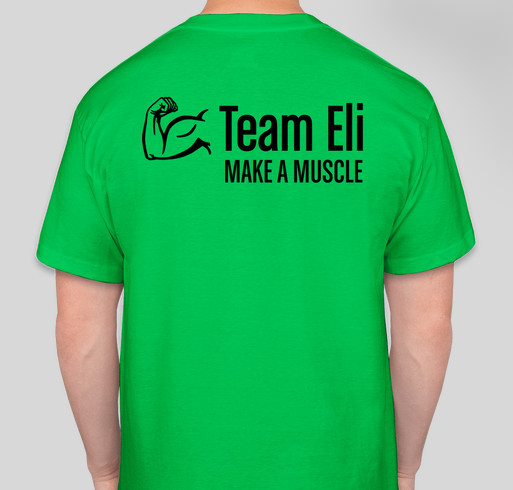 Team Eli Fundraiser - unisex shirt design - back